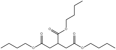 1,2,3-Propanetricarboxylic acid, 1,2,3-tributyl ester 구조식 이미지