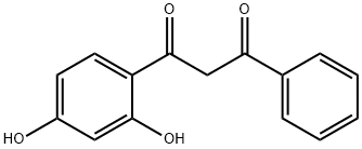 1,3-Propanedione, 1-(2,4-dihydroxyphenyl)-3-phenyl- Structure