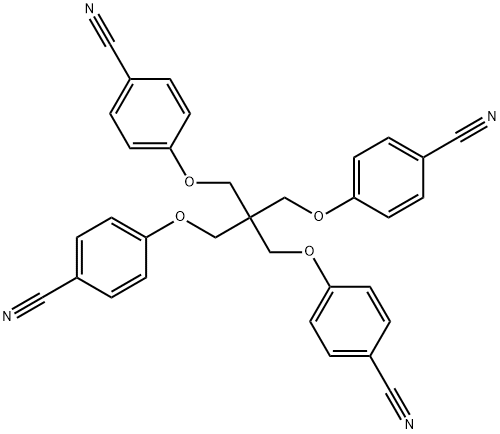 Benzonitrile, 4,4'-[[2,2-bis[(4-cyanophenoxy)methyl]-1,3-propanediyl]bis(oxy)]bis- (9CI) Structure