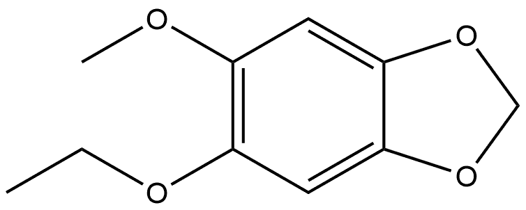 5-Ethoxy-6-methoxy-1,3-benzodioxole Structure