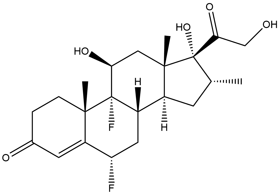 Fluocinolone Acetonide Impurity 2 구조식 이미지
