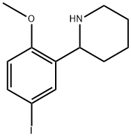 2-(5-IODO-2-METHOXY-PHENYL) PIPERIDINE 구조식 이미지