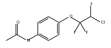 Acetamide, N-[4-(2-chloro-1,1,2-trifluoroethoxy)phenyl]- Structure