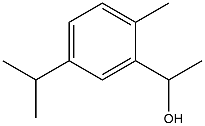 α,2-Dimethyl-5-(1-methylethyl)benzenemethanol Structure