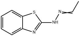 Acetaldehyde, 2-benzothiazolylhydrazone (6CI,7CI,8CI,9CI) 구조식 이미지