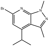 6-BROMO-1,3-DIMETHYL-4-(1-METHYLETHYL) Structure