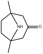 8-Azabicyclo[3.2.1]octan-3-one, 1,5-dimethyl- Structure