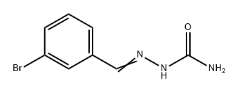 Hydrazinecarboxamide, 2-[(3-bromophenyl)methylene]- Structure
