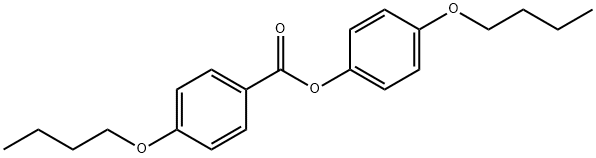 Benzoic acid, 4-butoxy-, 4-butoxyphenyl ester Structure