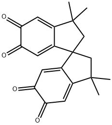 3,3,3',3'-tetramethyl-2,2',3,3'-tetrahydro-1,1'-spirobi[indene]-5,5',6,6'-tetraone Structure