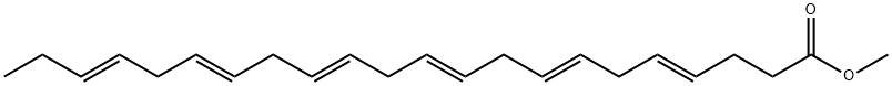 4,7,10,13,16,19-Docosahexaenoic acid, methyl ester, (4E,7E,10E,13E,16E,19E)- Structure