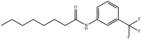 Octanamide, N-[3-(trifluoromethyl)phenyl]- 구조식 이미지