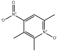 Pyridine, 2,3,6-trimethyl-4-nitro-, 1-oxide Structure
