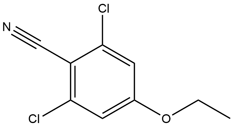 2,6-Dichloro-4-ethoxybenzonitrile Structure