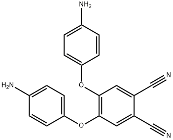 1,2-Benzenedicarbonitrile, 4,5-bis(4-aminophenoxy)- Structure