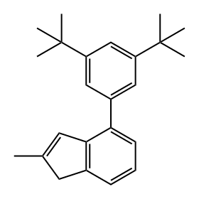 1H-Indene, 4-[3,5-bis(1,1-dimethylethyl)phenyl]-2-methyl- Structure