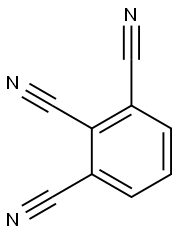 1,2,3-Benzenetricarbonitrile 구조식 이미지