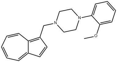 1-[4-(Azulenylmethyl)piperazinyl]-2-methoxybenzene Structure