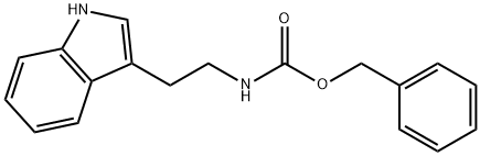 Carbamic acid, N-?[2-?(1H-?indol-?3-?yl)?ethyl]?-?, phenylmethyl ester Structure