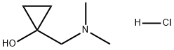 Cyclopropanol, 1-[(dimethylamino)methyl]-, hydrochloride (1:1) 구조식 이미지