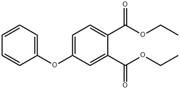 1,2-Benzenedicarboxylic acid, 4-phenoxy-, 1,2-diethyl ester Structure