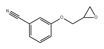 Benzonitrile, 3-(2-oxiranylmethoxy)- Structure