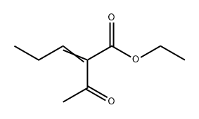 2-Pentenoic acid, 2-acetyl-, ethyl ester Structure