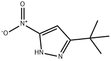 1H-Pyrazole, 3-(1,1-dimethylethyl)-5-nitro- 구조식 이미지