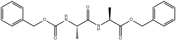 L-Alanine, N-[(phenylmethoxy)carbonyl]-L-alanyl-, phenylmethyl ester 구조식 이미지