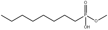 Phosphonic acid, P-octyl-, monomethyl ester Structure