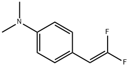 Benzenamine, 4-(2,2-difluoroethenyl)-N,N-dimethyl- Structure