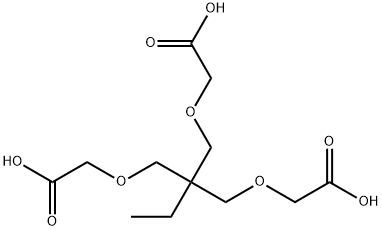 Acetic acid, 2-[2,2-bis[(carboxymethoxy)methyl]butoxy]- Structure