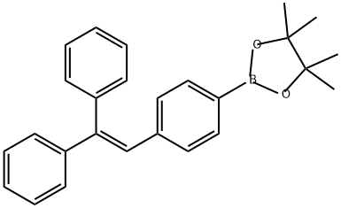 1,3,2-Dioxaborolane, 2-[4-(2,2-diphenylethenyl)phenyl]-4,4,5,5-tetramethyl- Structure