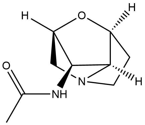 N-아세틸-N-데메틸롤린 구조식 이미지