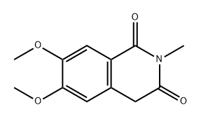 1,3(2H,4H)-Isoquinolinedione, 6,7-dimethoxy-2-methyl- Structure