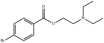 Benzoic acid, 4-bromo-, 2-(diethylamino)ethyl ester 구조식 이미지