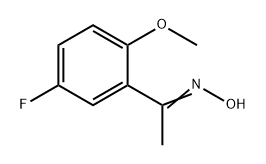 Ethanone, 1-(5-fluoro-2-methoxyphenyl)-, oxime 구조식 이미지