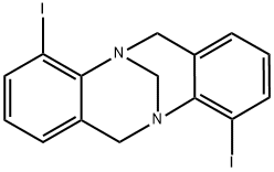 6H,12H-5,11-Methanodibenzo[b,f][1,5]diazocine, 4,10-diiodo- Structure