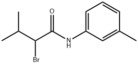 Butanamide, 2-bromo-3-methyl-N-(3-methylphenyl)- Structure