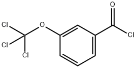 Benzoyl chloride, 3-(trichloromethoxy)- 구조식 이미지