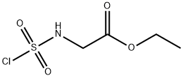 ethyl 2-[(chlorosulfonyl)amino]acetate Structure