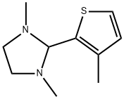 Imidazolidine, 1,3-dimethyl-2-(3-methyl-2-thienyl)- 구조식 이미지