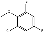 Benzene, 1,3-dichloro-5-fluoro-2-methoxy- Structure