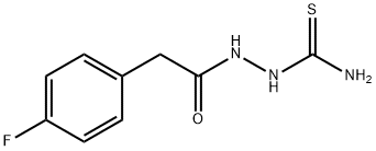 2-(2-(4-Fluorophenyl)acetyl)hydrazinecarbothioamide Structure