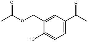 5-acetyl-2-hydroxybenzyl acetate 구조식 이미지