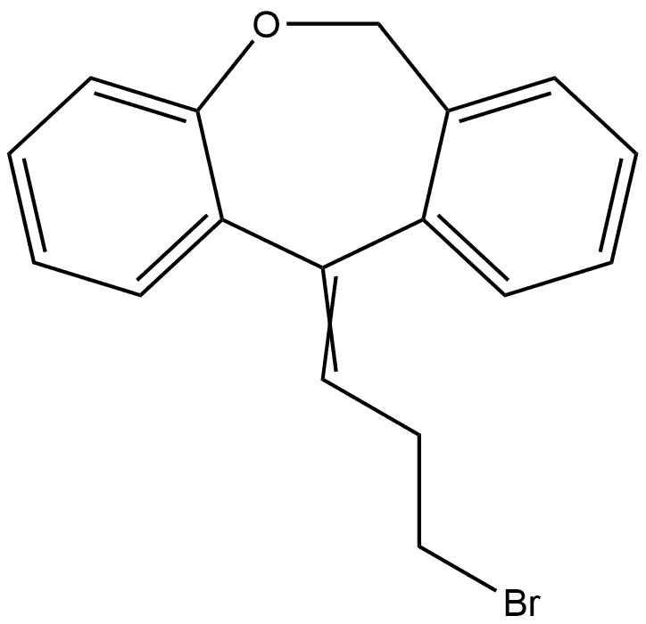 11-(3-Bromopropylidene)-6,11-dihydrodibenzo[b,e]oxepine Structure