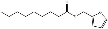 Nonanoic acid, 2-furanylmethyl ester Structure