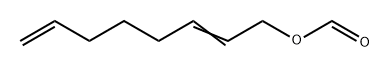 2,7-Octadien-1-ol, 1-formate Structure