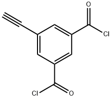 1,3-Benzenedicarbonyl dichloride, 5-ethynyl- 구조식 이미지