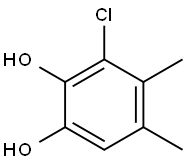 3-chloro-4,5-dimethylbenzene-1,2-diol Structure